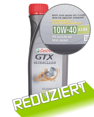 Castrol Motoröl 10W40 GTX Ultraclean A3 10W-40